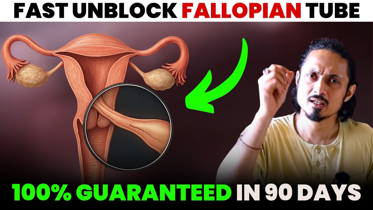 😱Blocked Fallopian Tubes? 7 Yoga to Help You Conceive ( 10X FASTER )yoga for blocked fallopian tubes