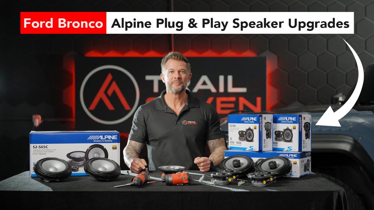 Установка полного комплекта акустических систем Bronco Alpine Plug and Play I '21 — Current Bronco