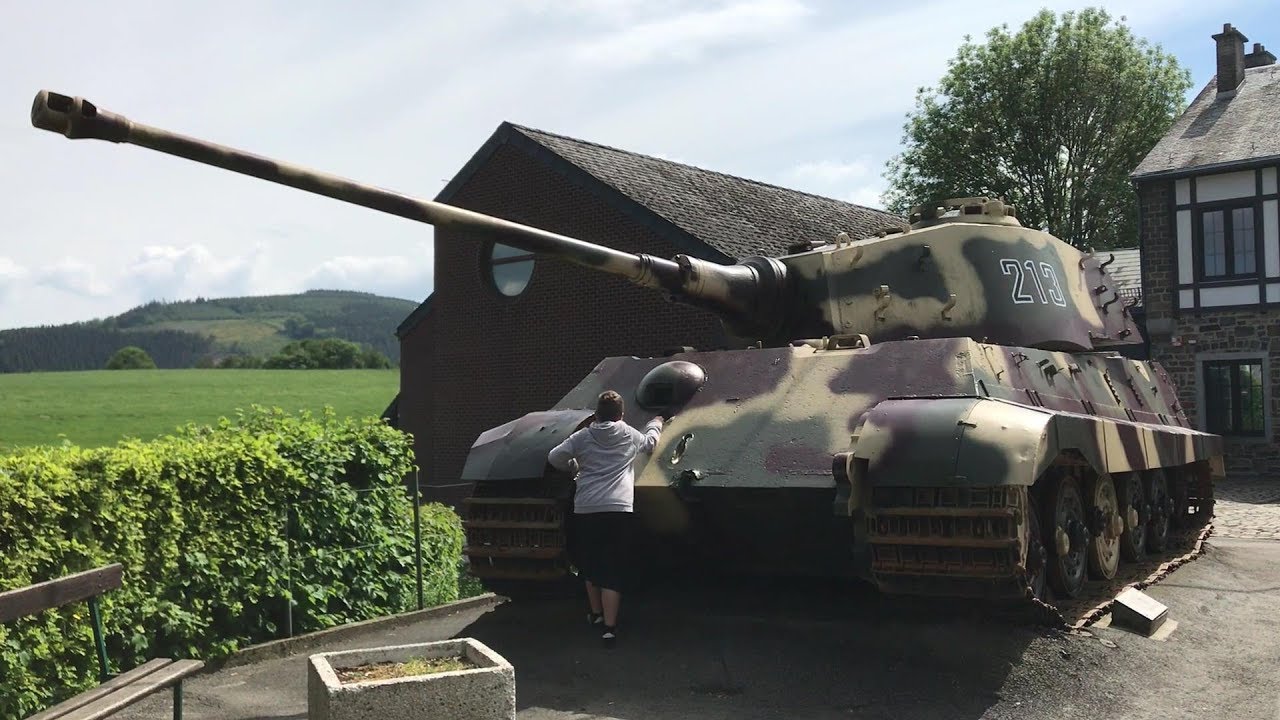 King Tiger Tank and December 44 Museum - La Gleize, Belgium