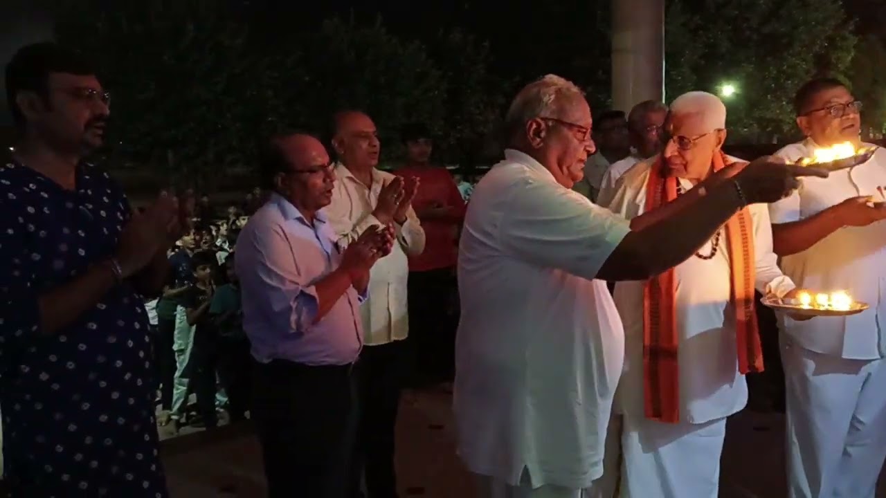 Gurukul Vidyavihar Trith Dham Prerna Pith Navratra  Day - 5 Aarti