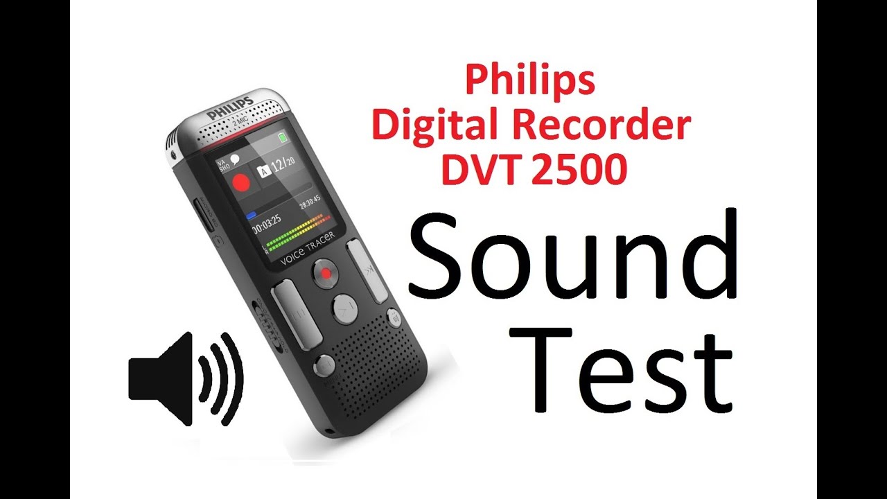 Sound Test Philips Digital Recorder DVT2500 vs GoPro Hero4 silver | Schaaf Methode