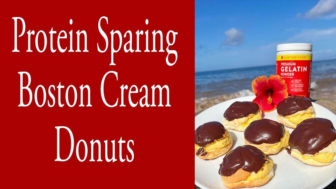 Protein Sparing Boston Cream Donuts