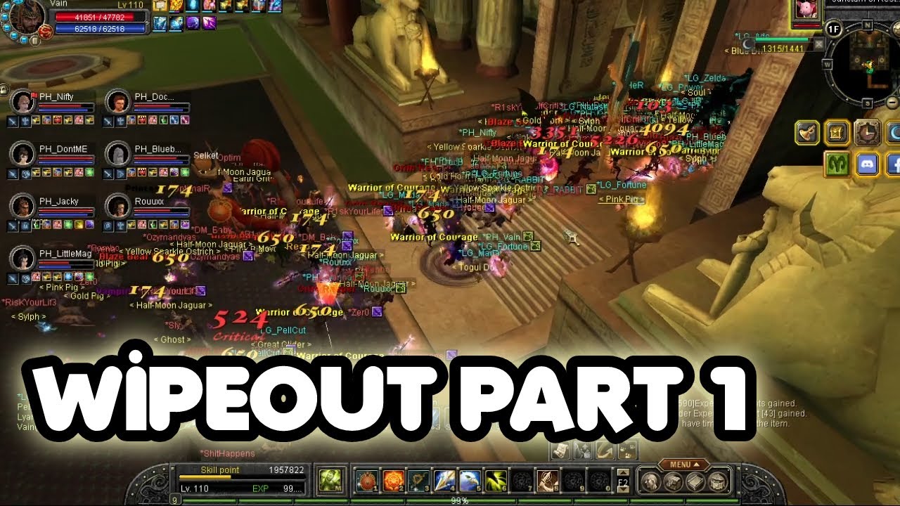 Epic War at Job Temple Part 1 - Silkroad RedSea Sailor Online