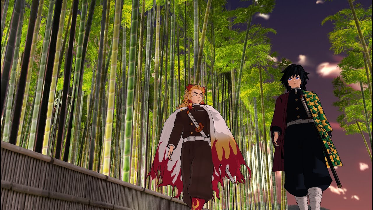 【鬼滅のMMD】初心者が作る煉獄さん🔥今回は煉獄さんと冨岡さんのお話です。(注＊妄想劇場です😅原作とは関係ありません）
