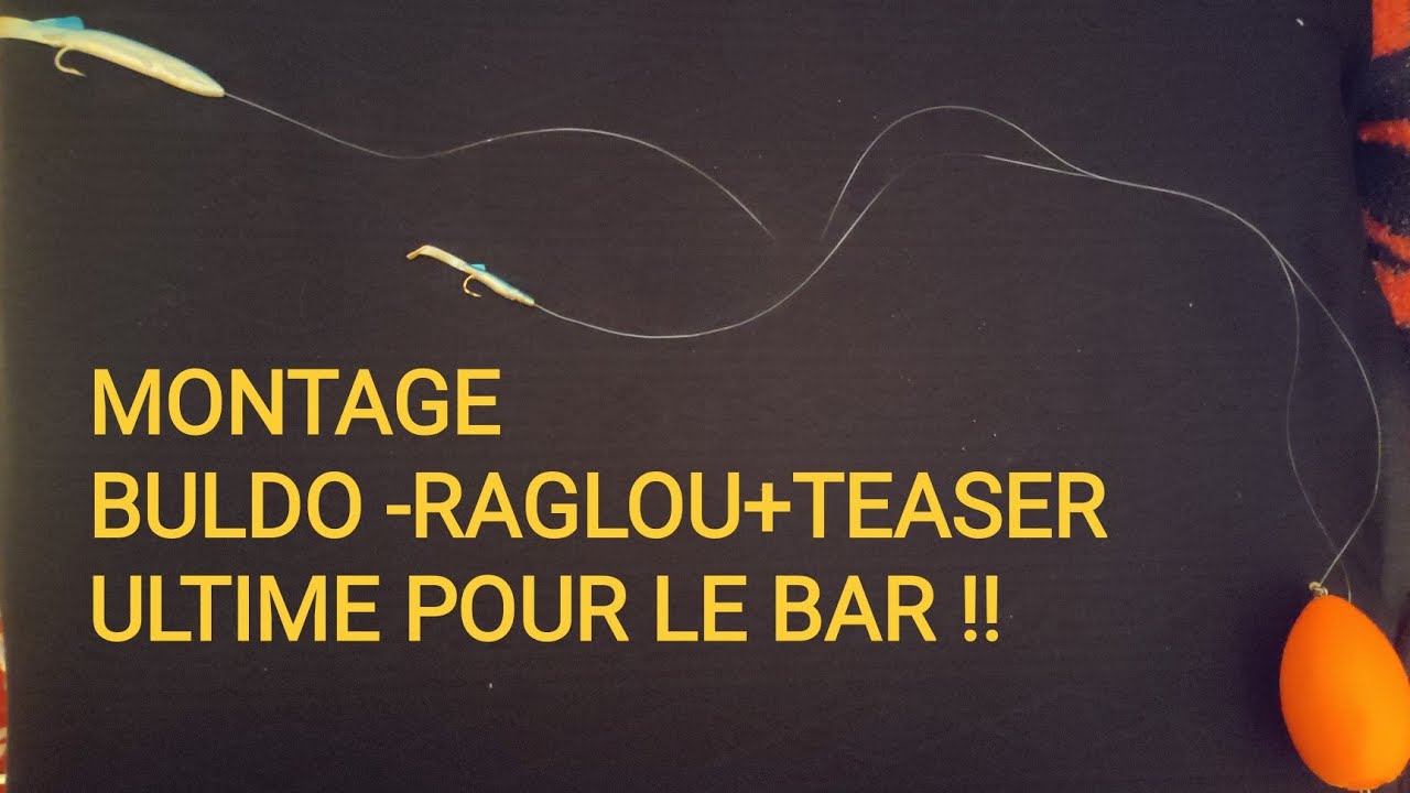 MONTAGE BULDO-RAGLOU LE MONTAGE TUEUR POUR LE BAR مونطاج بيلدو-راگلو لصيد سمك الدرعي