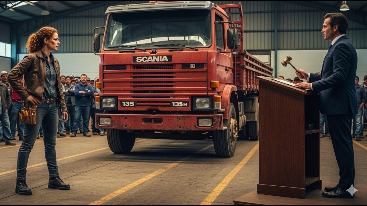 Der Millionär stellte den Scania 113H als Schrott zur Auktion – bis sie leise „10 Minuten“ bat…