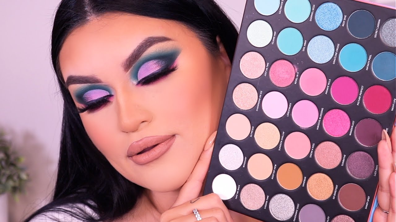 NEW MORPHE 35S SWEET OASIS PALETTE REVIEW + DEMO