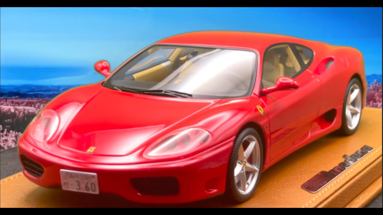 BBR Models 1:18 Ferrari 360 Modena Rosso Corsa Red