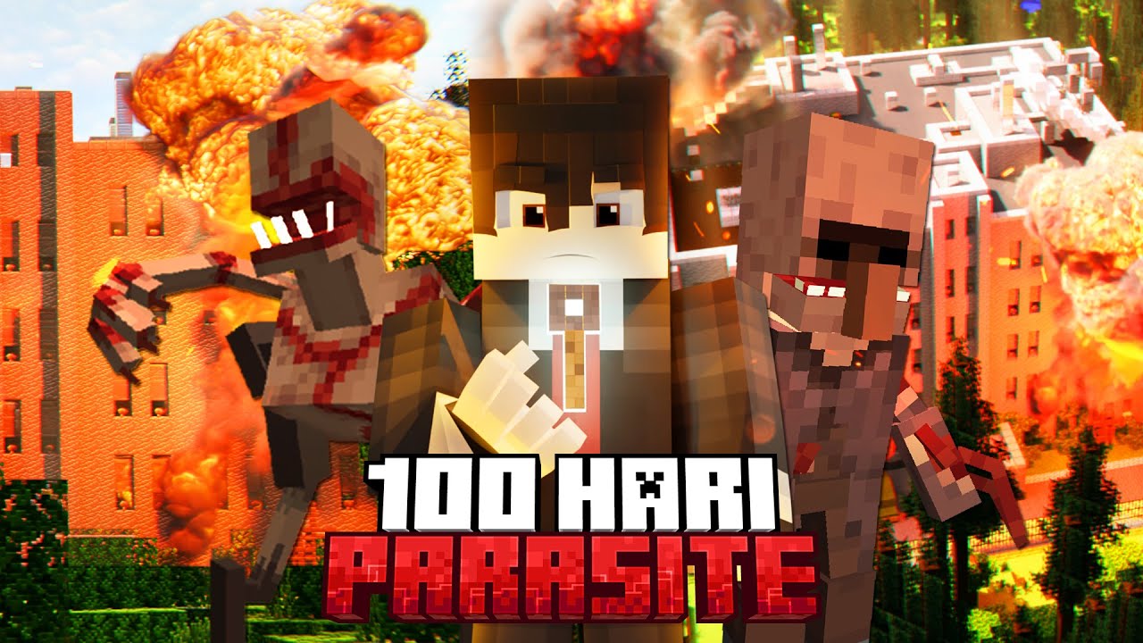 100 Hari Minecraft Parasite Apocalypse