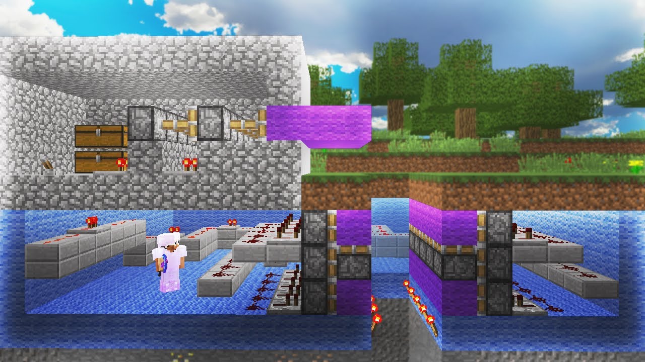 TRAMPA AUTOMATICA de CAÍDA en Minecraft HCF!! | 🚨TUTORIAL🔨 | #19