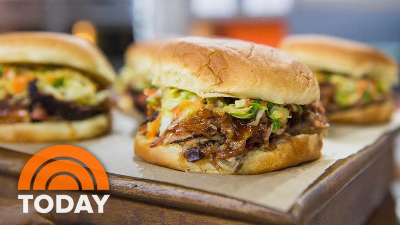 Pulled Pork Sandwich Made ‘Low And Slow’ With Spicy Mustard Coleslaw | TODAY