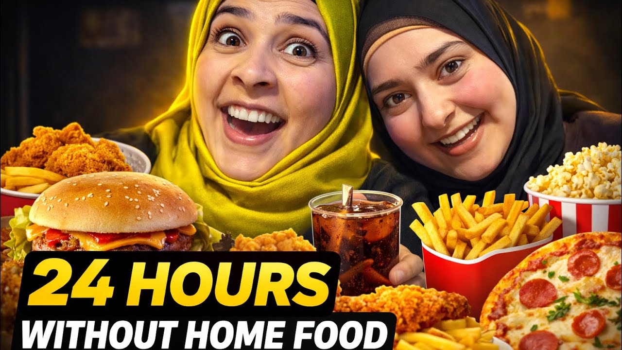 24 hours without home cooked food 😱😳 