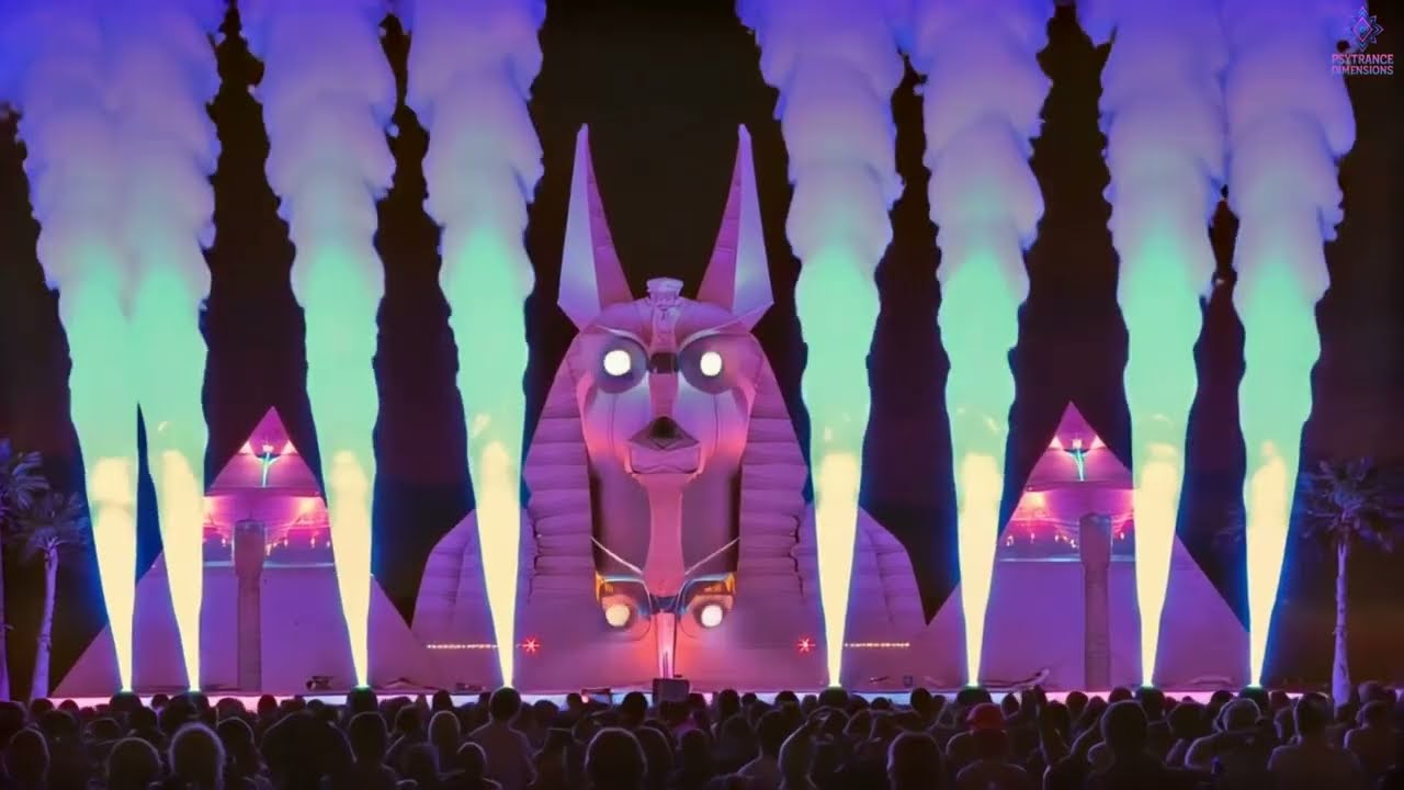 ANUBIS TRANCE FESTIVAL 2025 🌌 Full On Psytrance Set + Epic Psychedelic Visual Journey in Egypt 8K