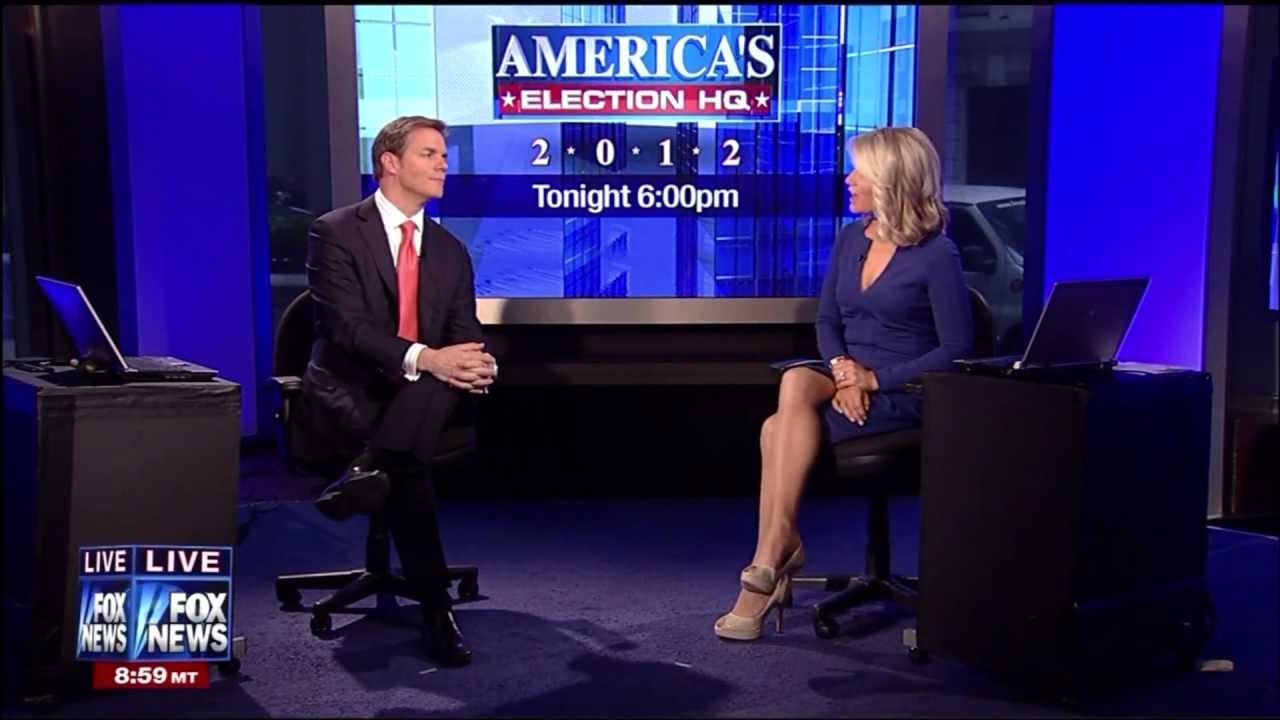 Martha Maccallum Tan Pantyhose Cleavage 11 06 12 HD