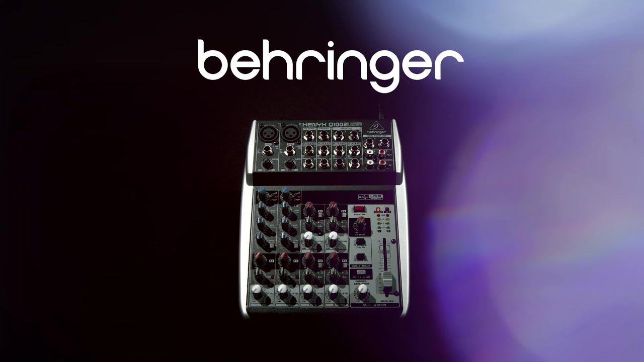 Behringer Xenyx Q1002USB Premium Mixer | Gear4music