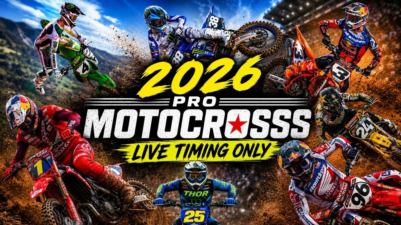 2026 Pro Motocross Hangtown Round 2 Live Timing Only