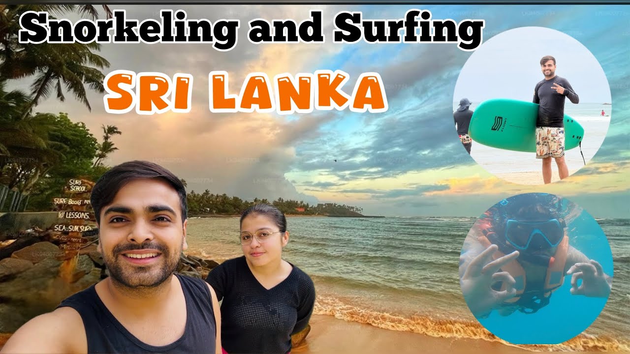 Snorkeling with Turtles in 🇱🇰 Sri Lanka Mirissa | Surfing in Weligama | Mirissa Beautiful Sunset 