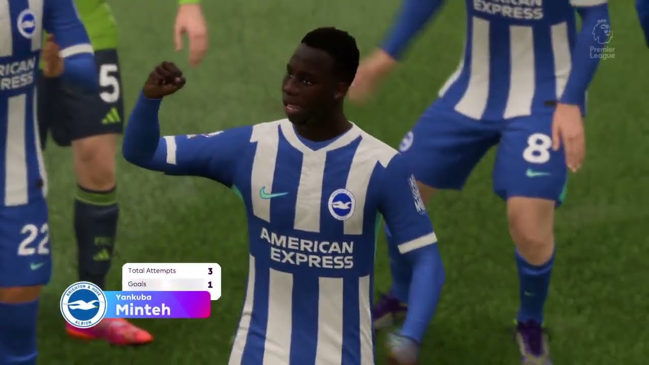 Brighton 3-0 Fulham | Lazzinho League Highlights 25/26 Career Mode
