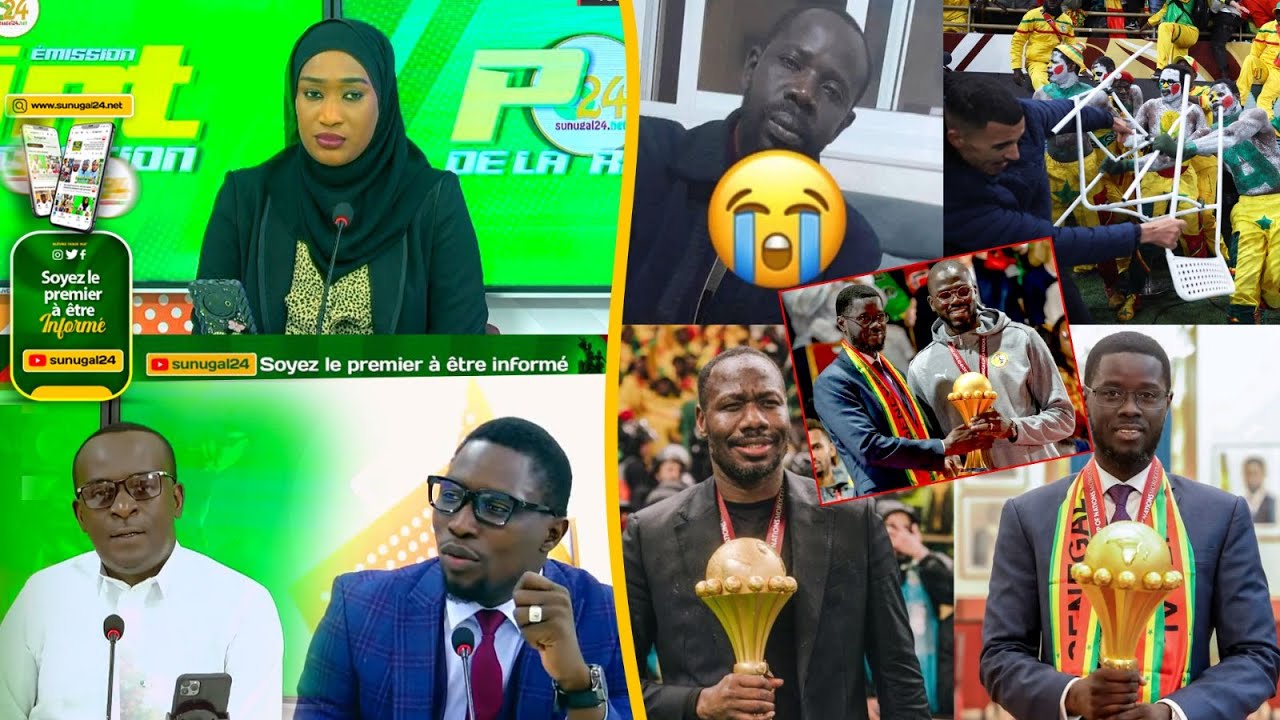 🔴DIRECT : Diomaye décore les lions - Pape Thiaw héros - Des Sénégalais agressés au Maroc....