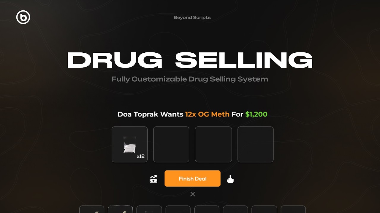 Beyond - Drug Selling | Advanced FiveM Drug Selling Script