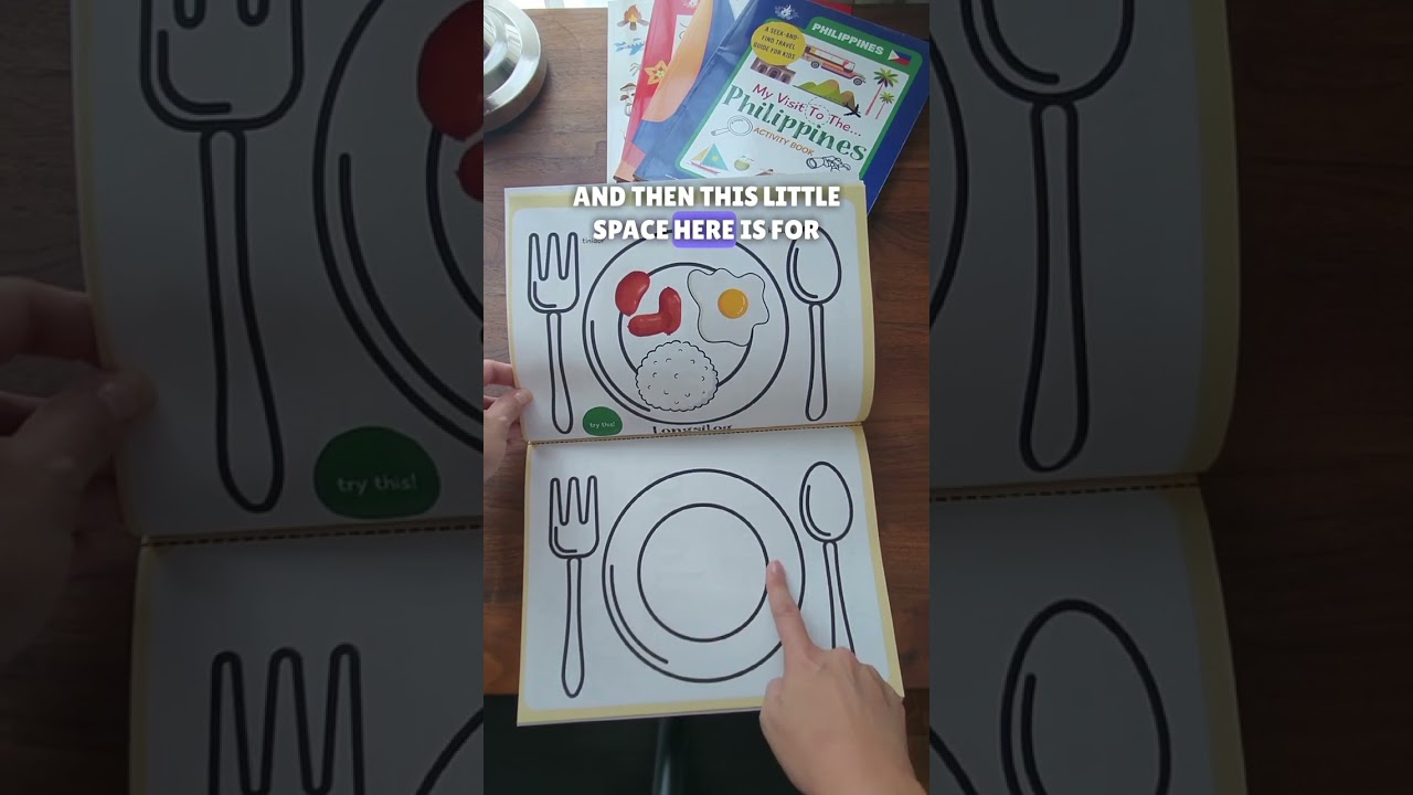 My First Big Book of Filipino Food Activity Book Walkthrough | Screen Free | Pretend Play