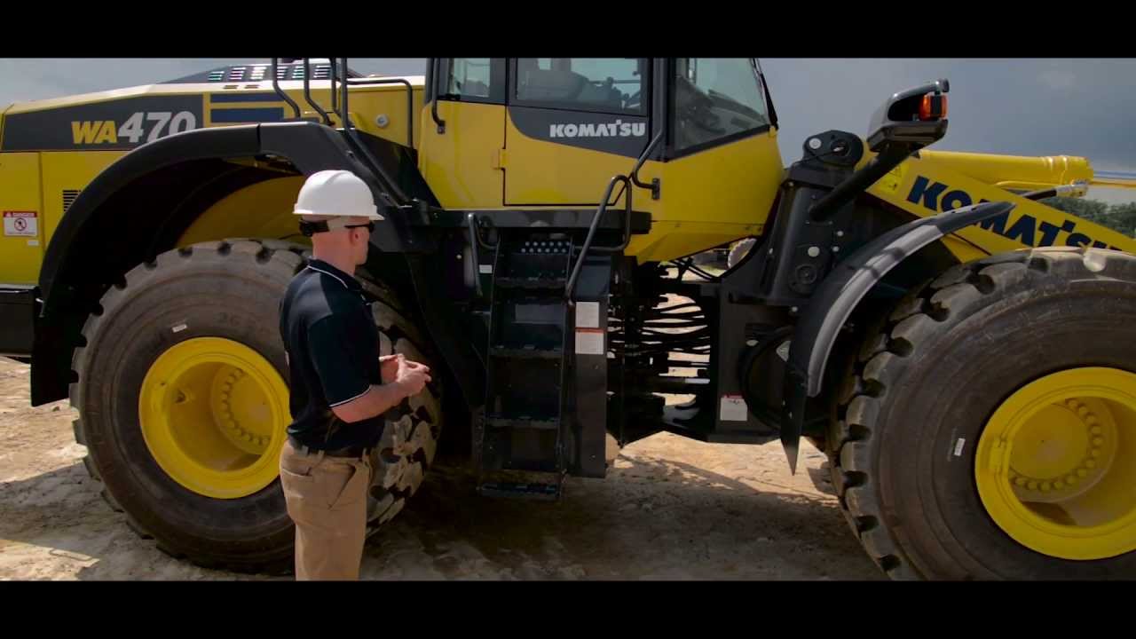 Komatsu WA380 / WA470 / WA500 | pre operation inspection