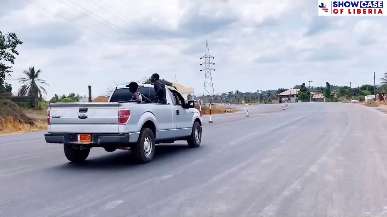 The new look of Robert international airport road in 2024 in Liberia