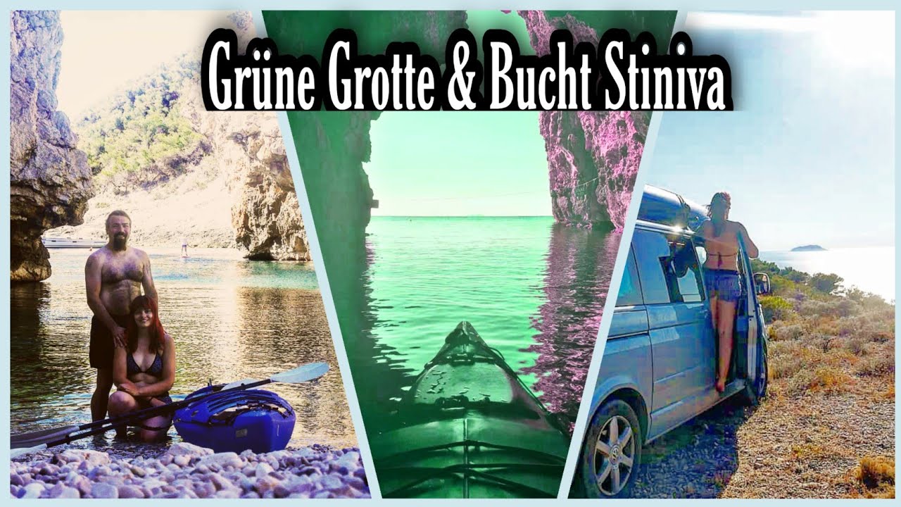 Mit Van & Kajak durch Kroatien #2 Insel Vis I Bucht Stiniva & grüne Grotte - Berglandschaft um Omis