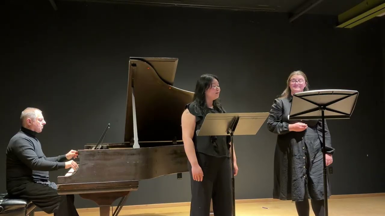 Rosa Vu (Lakmé) and Emelia Bottoms (Mallika) singing the Flower Duet from Delibes’s Lakmé