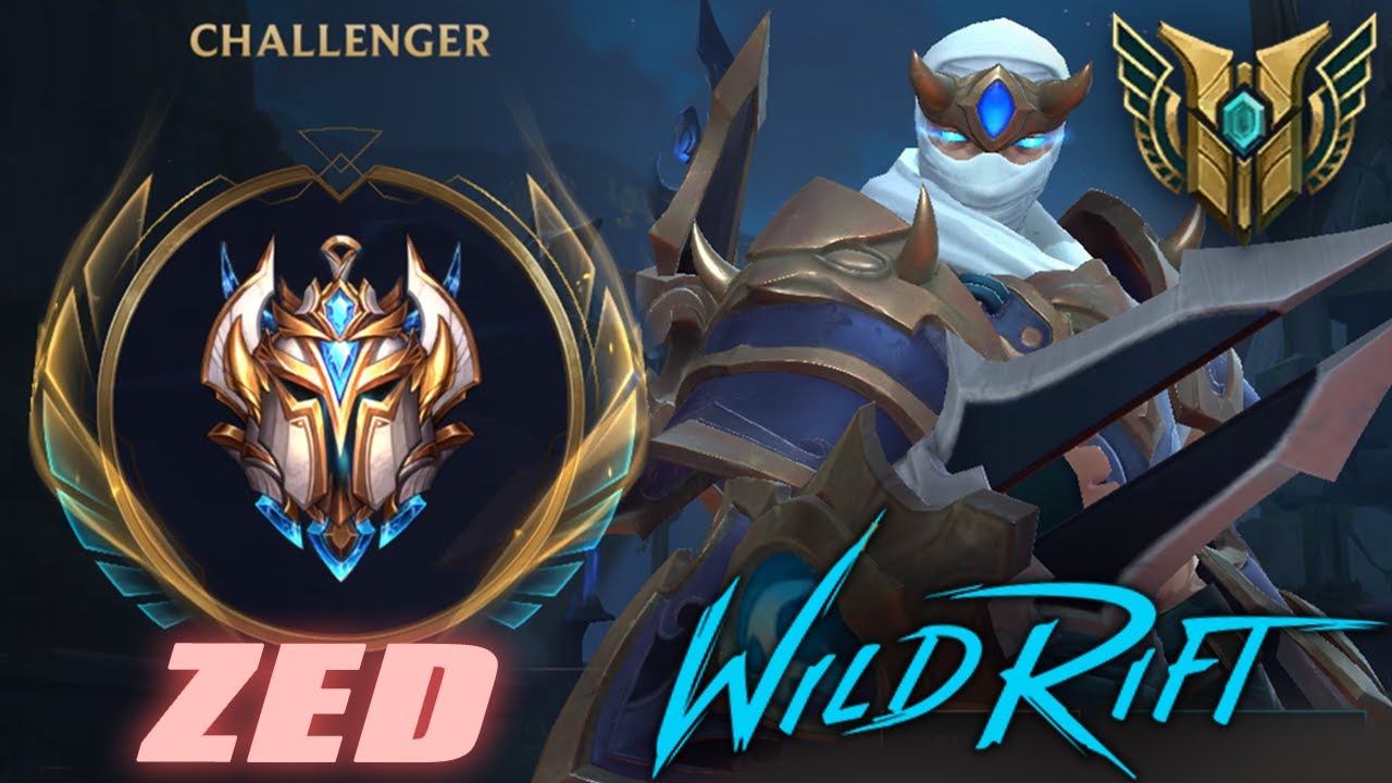 PENTAKILL ZED IN CHALLENGER RANK GAME!? - WILD RIFT