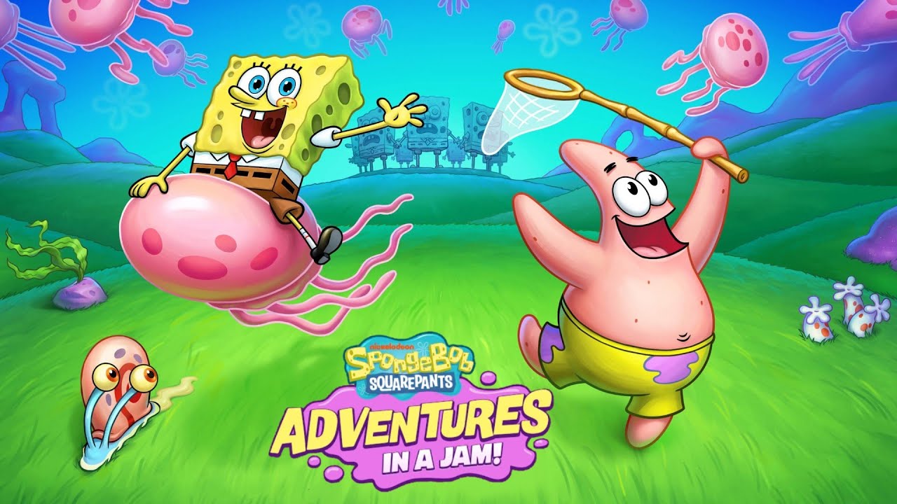 SpongeBob Adventures: In A Jam - Map Jellyfish Fields Walkthrough Part 1 (Unlimited Energy)