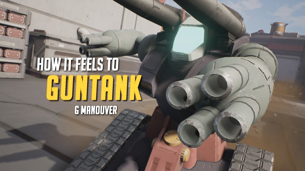 How it FEELS to G Manouver as GunTank | Gundam Evolution