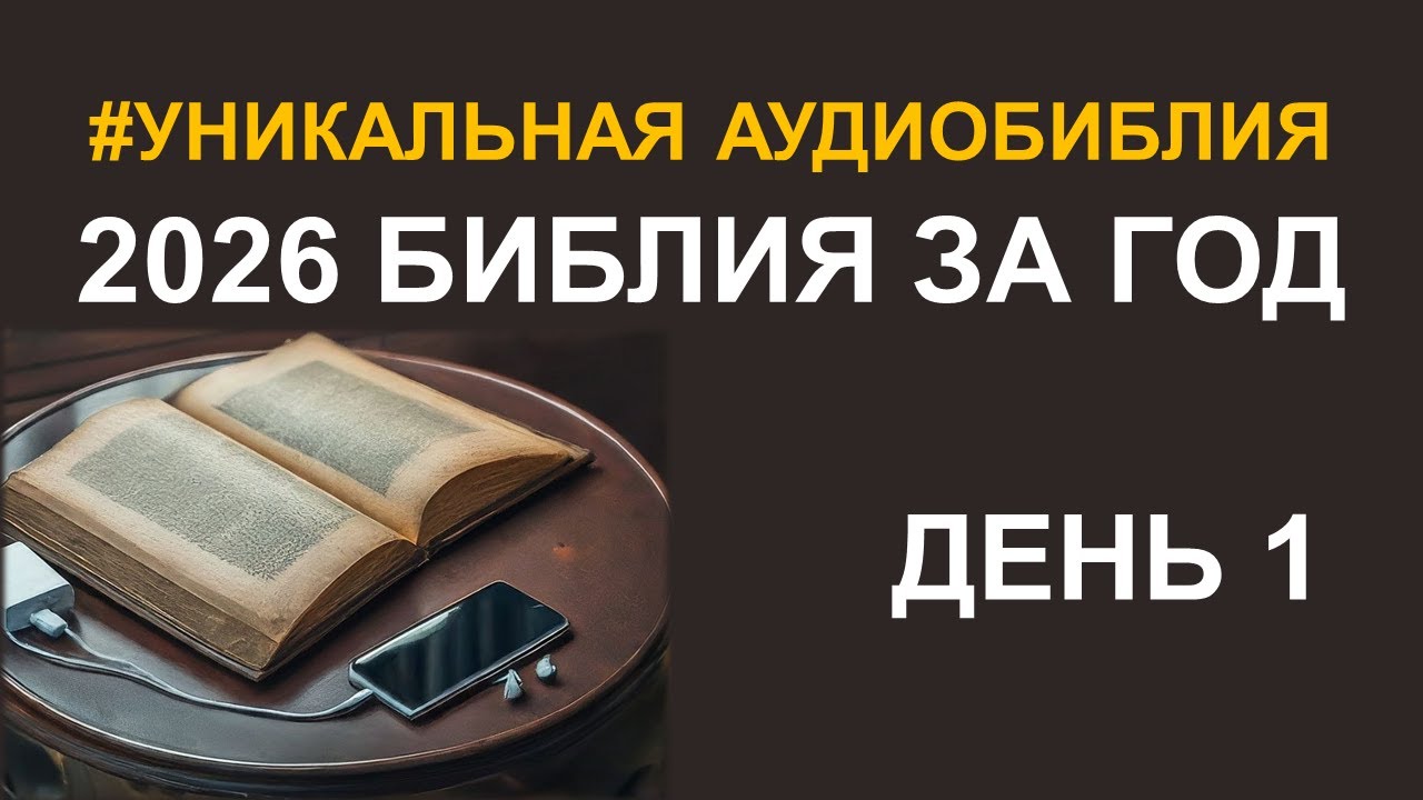 День 1. Библия за год. Библейский ультрамарафон портала «Иисус» 2026