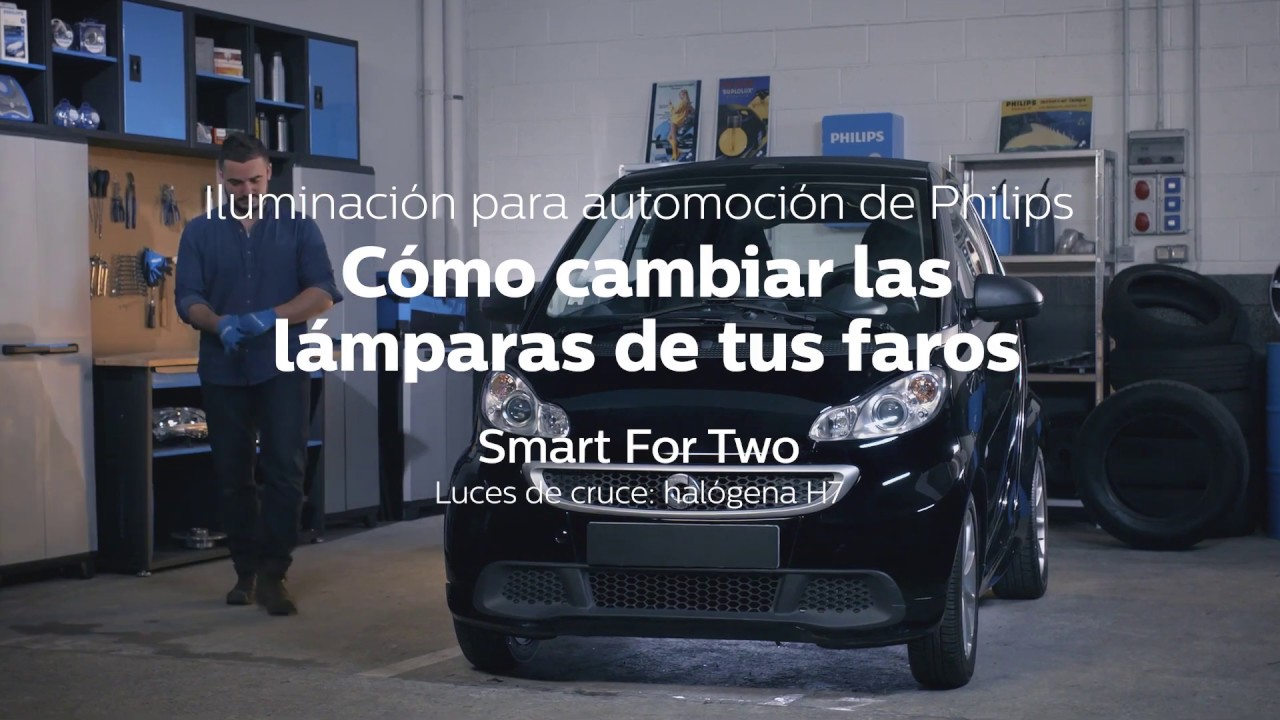 Tutorial Philips: Vea c&oacute;mo instalar las l&aacute;mparas Philips en los faros en un Smart Fortwo