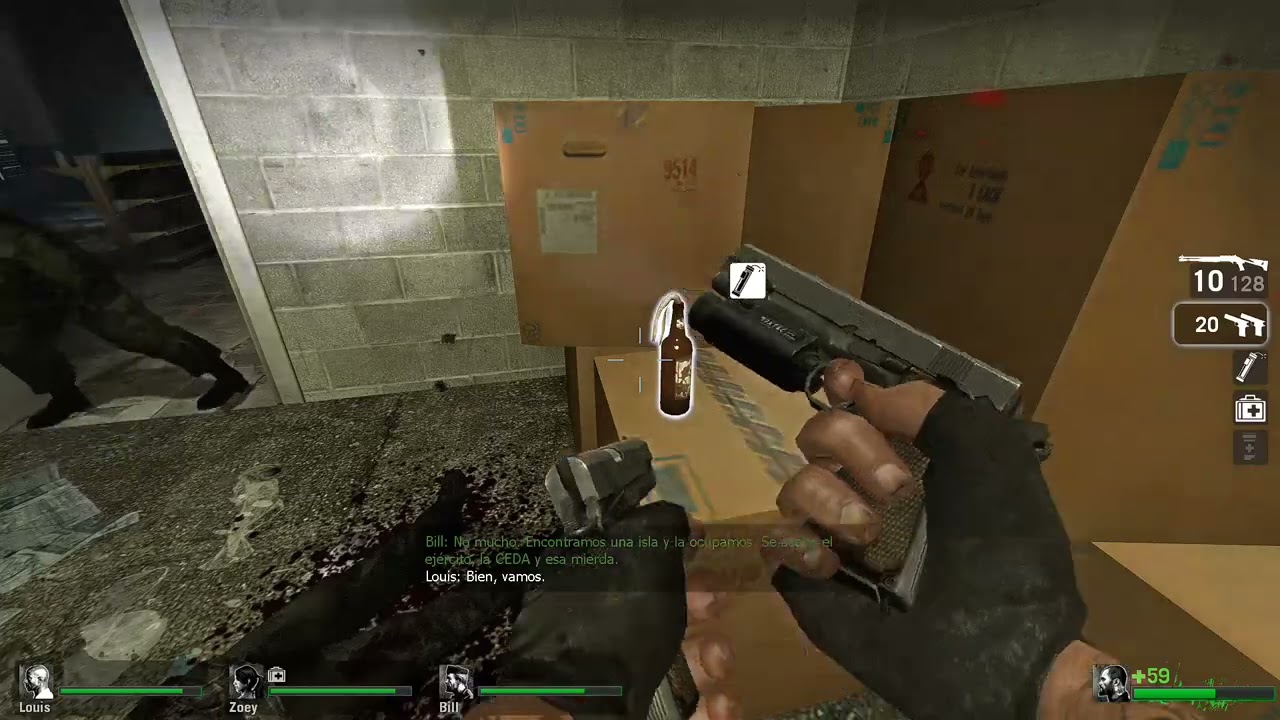 Jugando al Left 4 Dead 1 parte 3