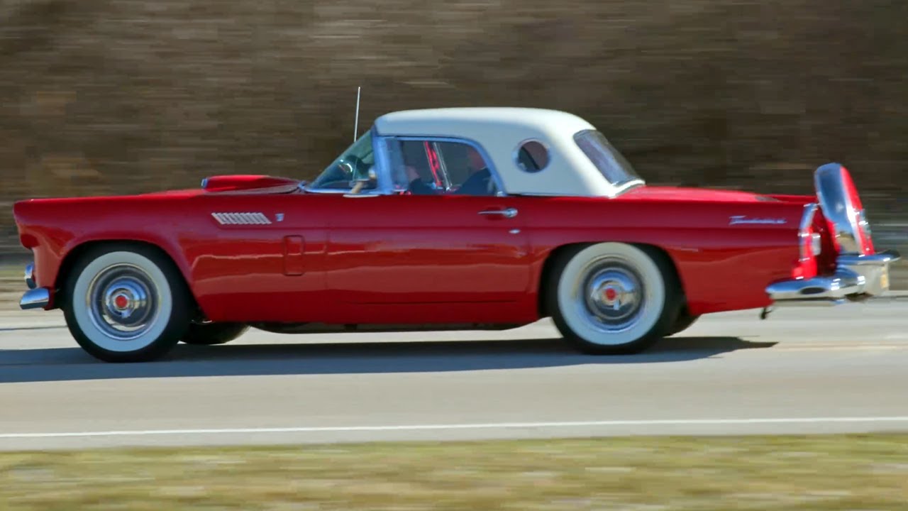 1956 Ford Thunderbird Test Drive (V21450)
