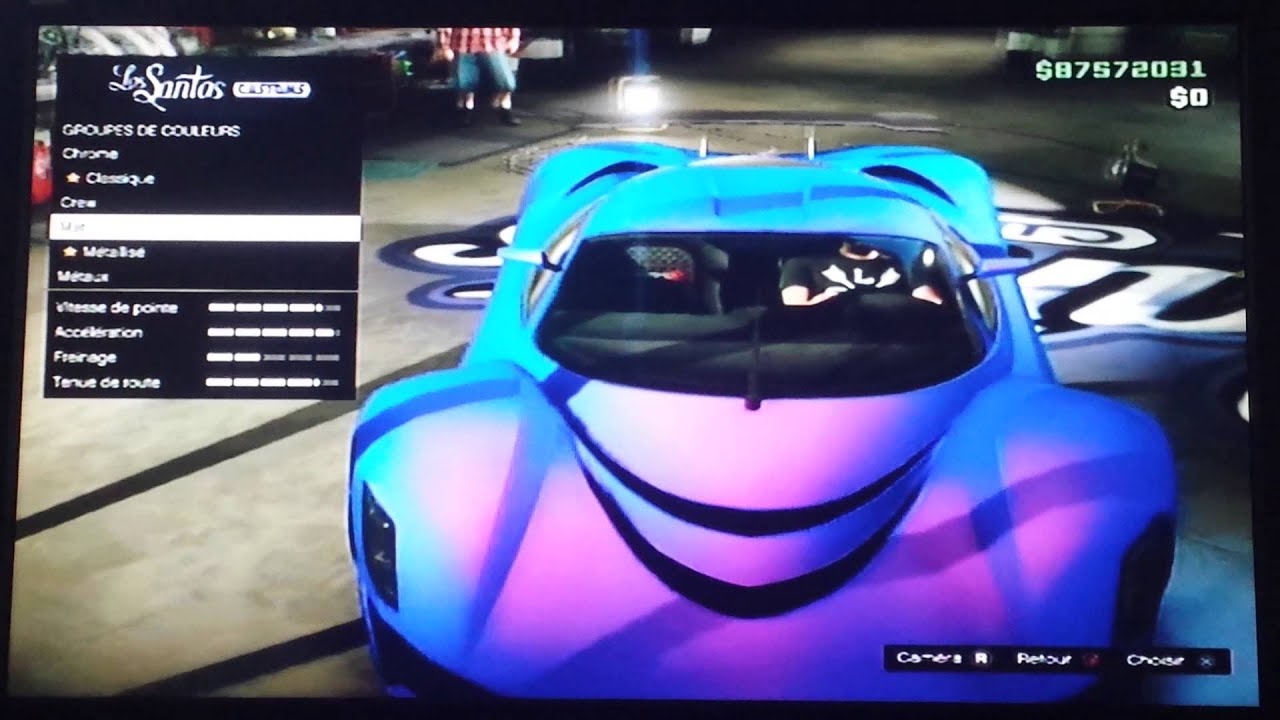 Les plus belle couleur de gta 5 online