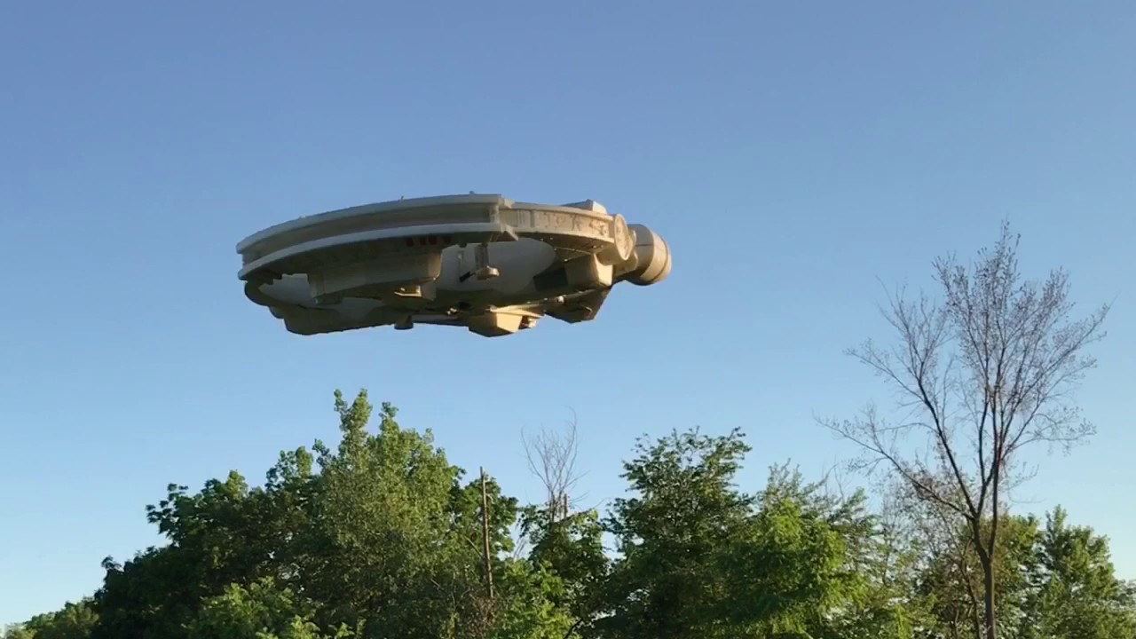 The millennium falcon drone