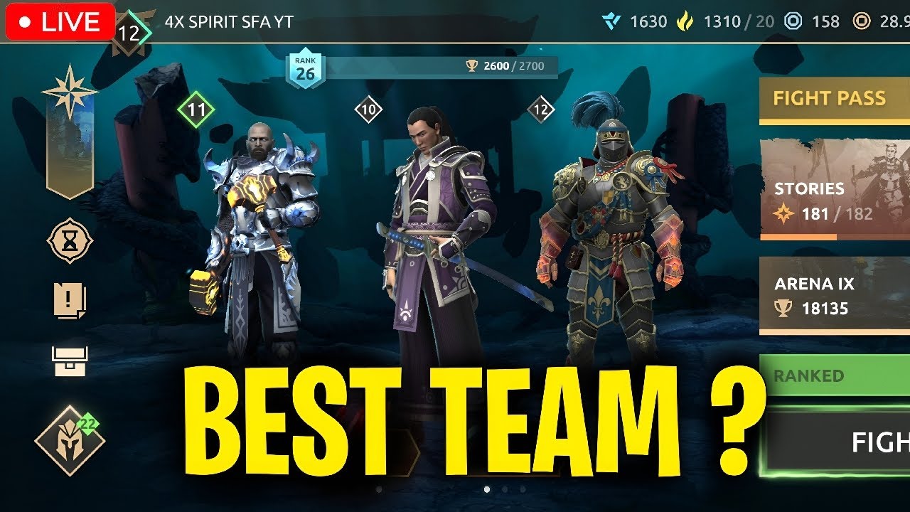 Best Team For Me 🤥 Let's Push Together | 4X SPIRIT SFA