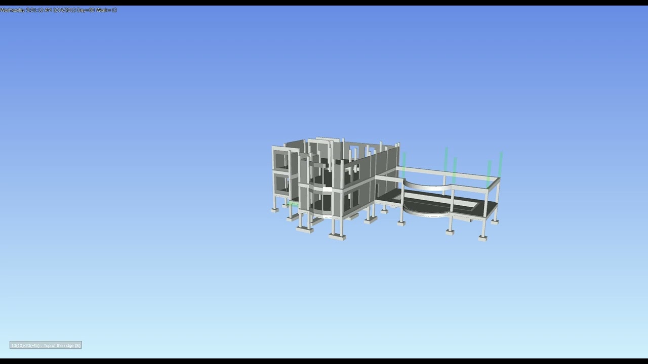 4D Simulation using Naviswork and Revit