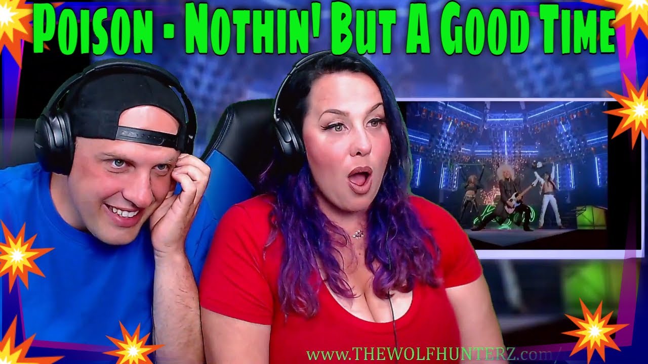 Poison - Nothin' But A Good Time (Official Music Video) THE WOLF HUNTERZ REACTIONS
