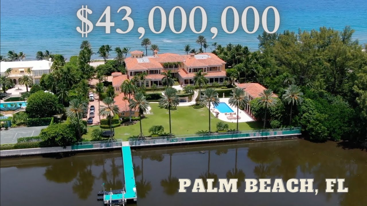3 Incredible Palm Beach Mansions | MUST SEE !