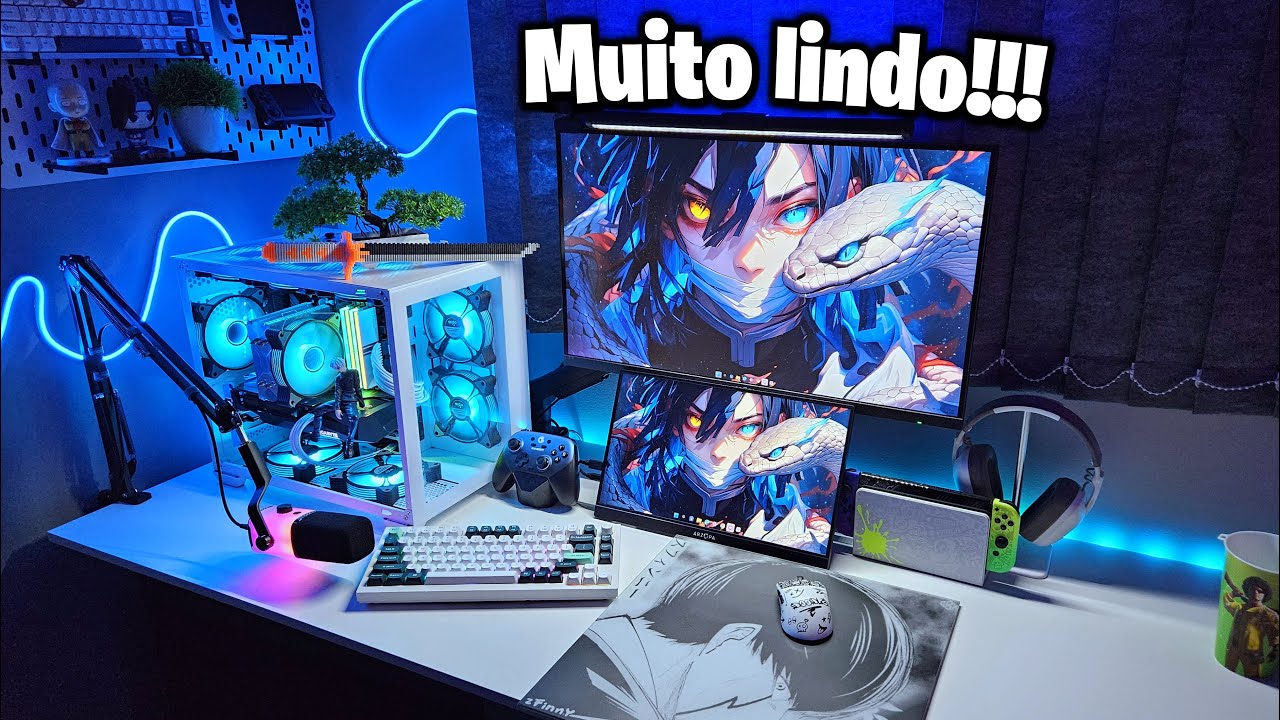 TUNANDO meu SETUP GAMER denovo! (Ficou Lindão)
