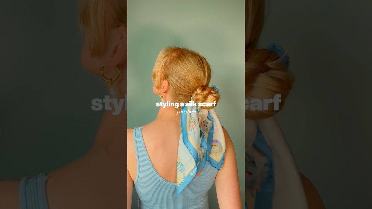 How to style a silk scarf (part 3) 🐚