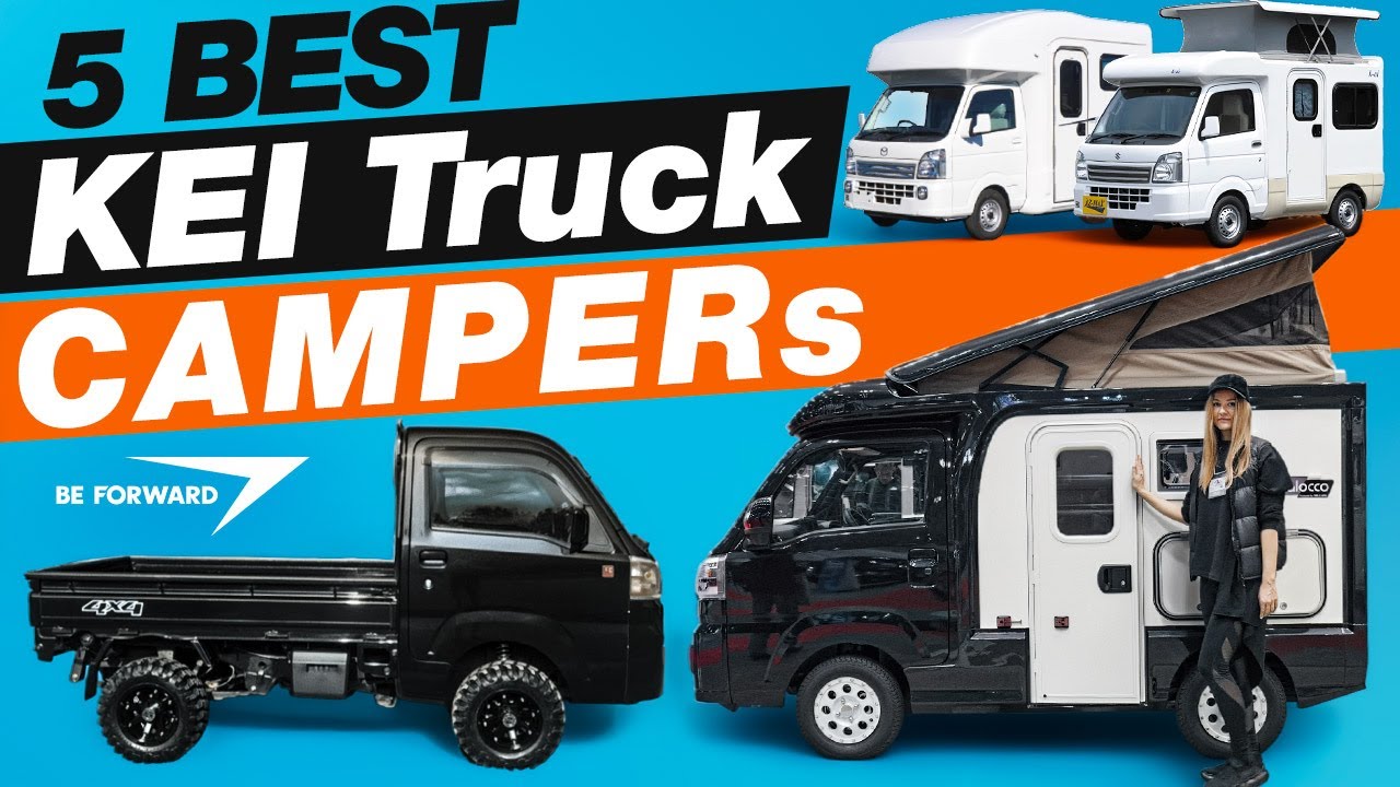 🔥5 ЛУЧШИХ японских MINI-кемперов - Kei Truck| BE FORWARD Japanese Camper Series.