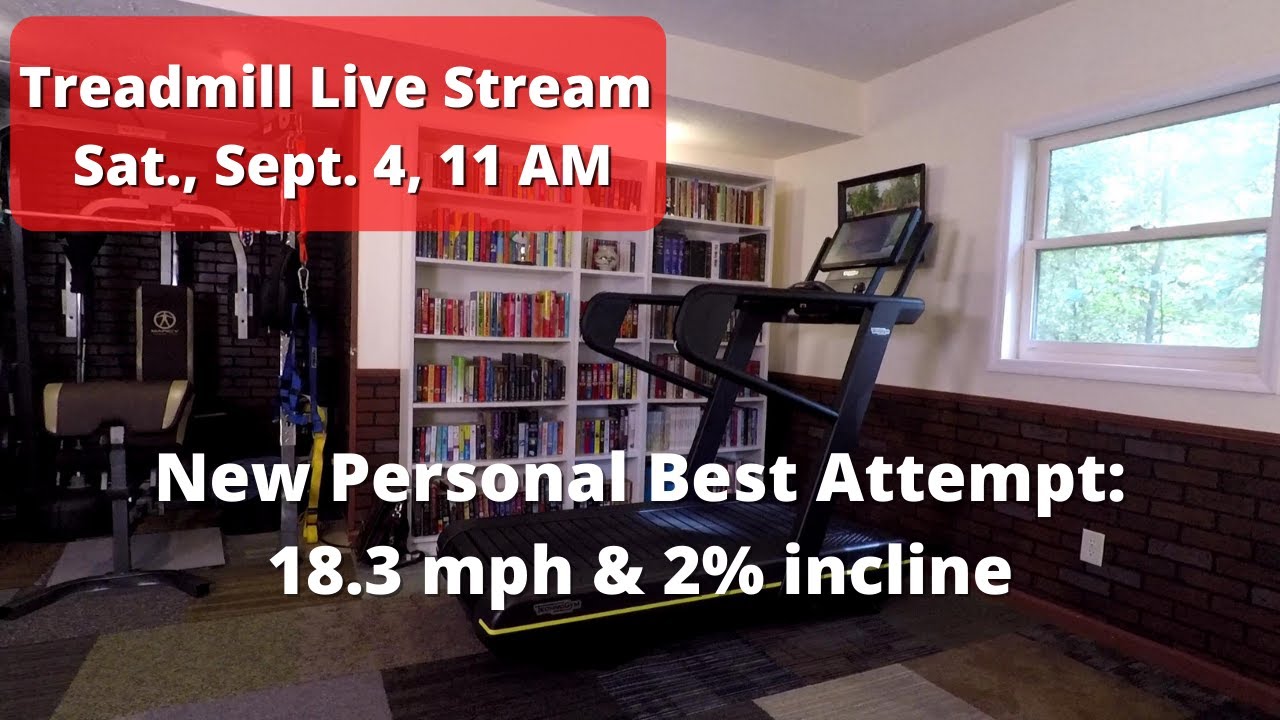 18.3 mph (29.45 km/h) Treadmill Live Stream: New Personal Best Record