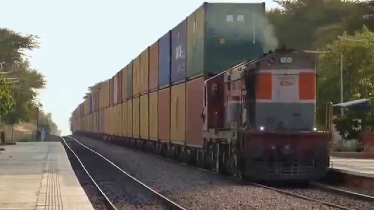 CONCOR Double Stack Container Train