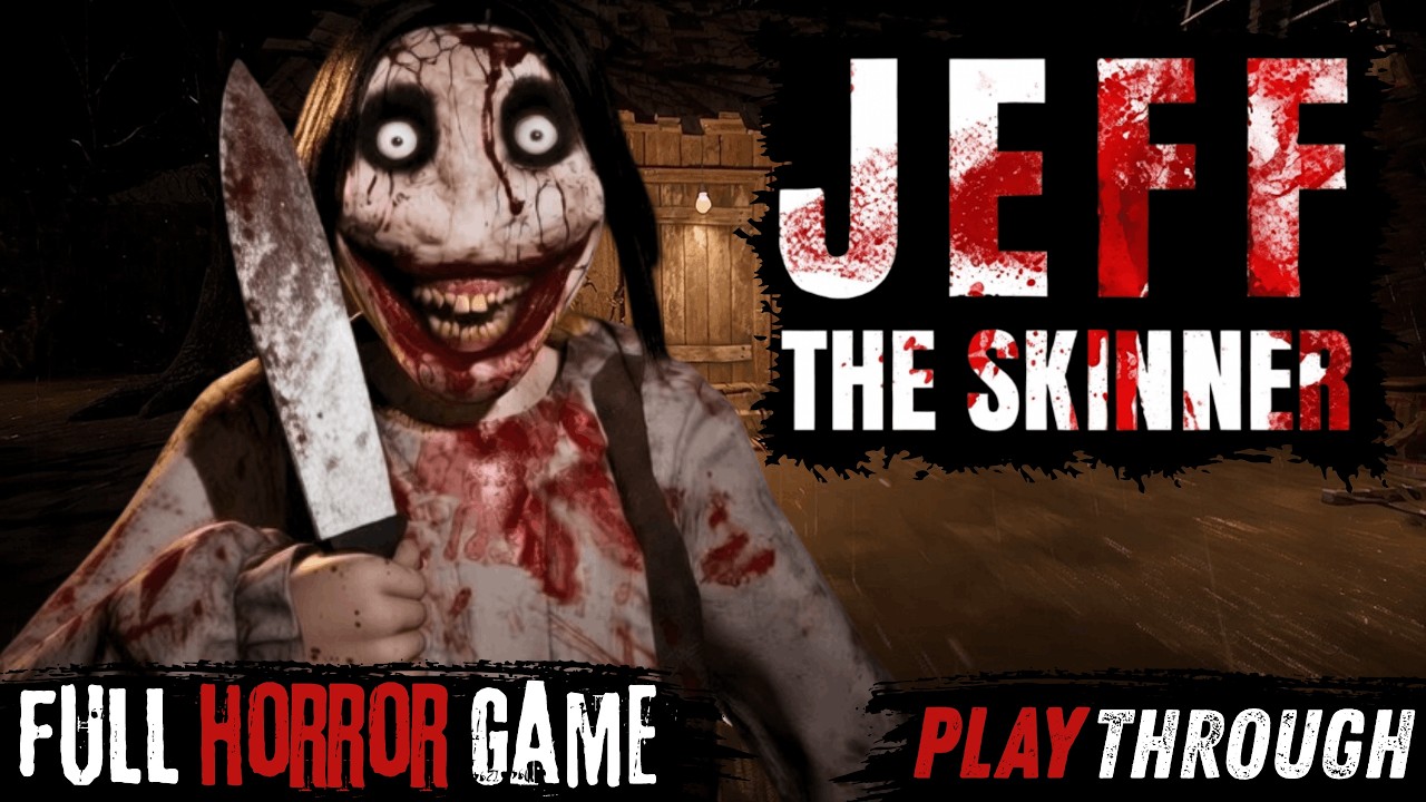 Jeff the Skinner - Full Horror Game - No Commentary - 1440p