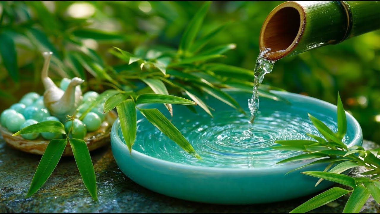 Best Mental Care | Relaxing Music 🪴 Water Sound For Slowdown , Spa Music Live Perfect For Home Spa