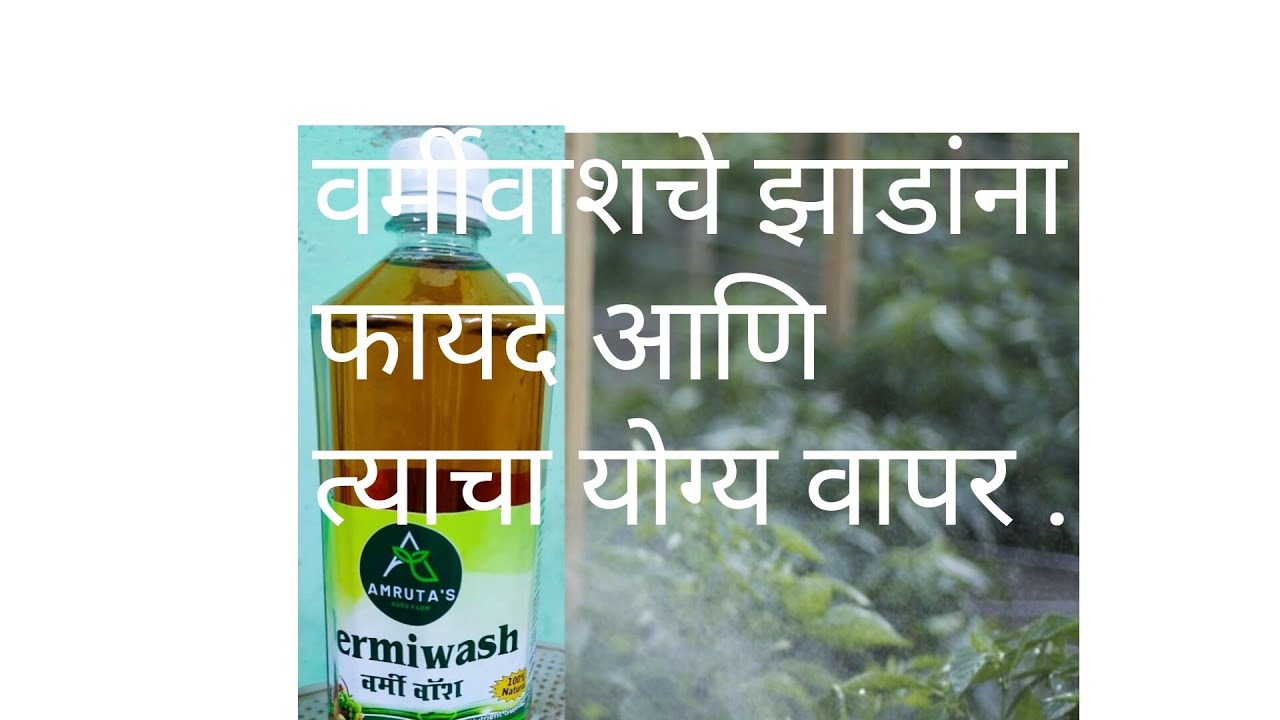 Vermivashs benifits / वर्मीवाशचे झाडांना फायदे !